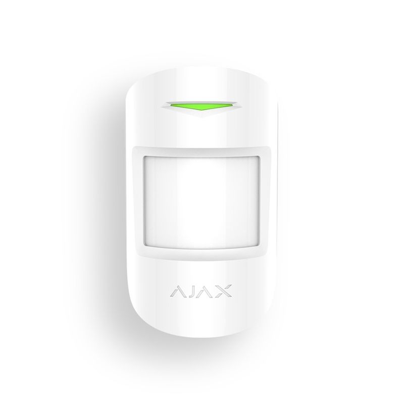 Ajax MotionProtect Plus White Беспроводной датчик движения c радиочастотным сканированием