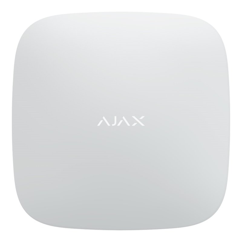Ajax Hub Plus White Интеллектуальная централь системы безопасности с Ethernet, Wi-Fi, 3G и поддержкой двух SIM-карт