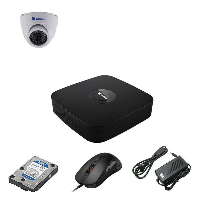 EvoVizion 1DOME-100 + HDD 1 Тб Комплект видеонаблюдения на 1 камеру