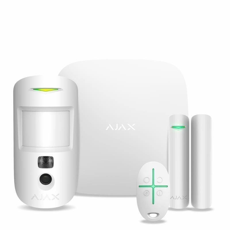 Ajax StarterKit Cam Plus White Комплект охранной сигнализации