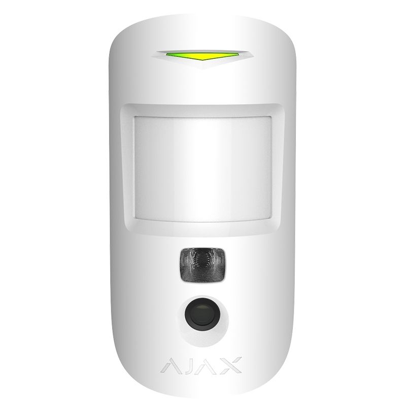Ajax MotionCam White Беспроводной датчик движения с фотофиксацией